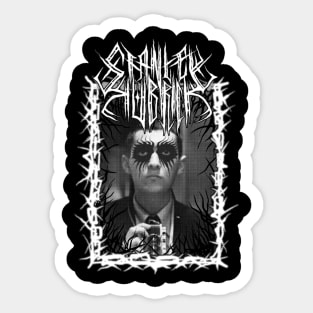 Stanley Kubrick Metal Portrait Sticker